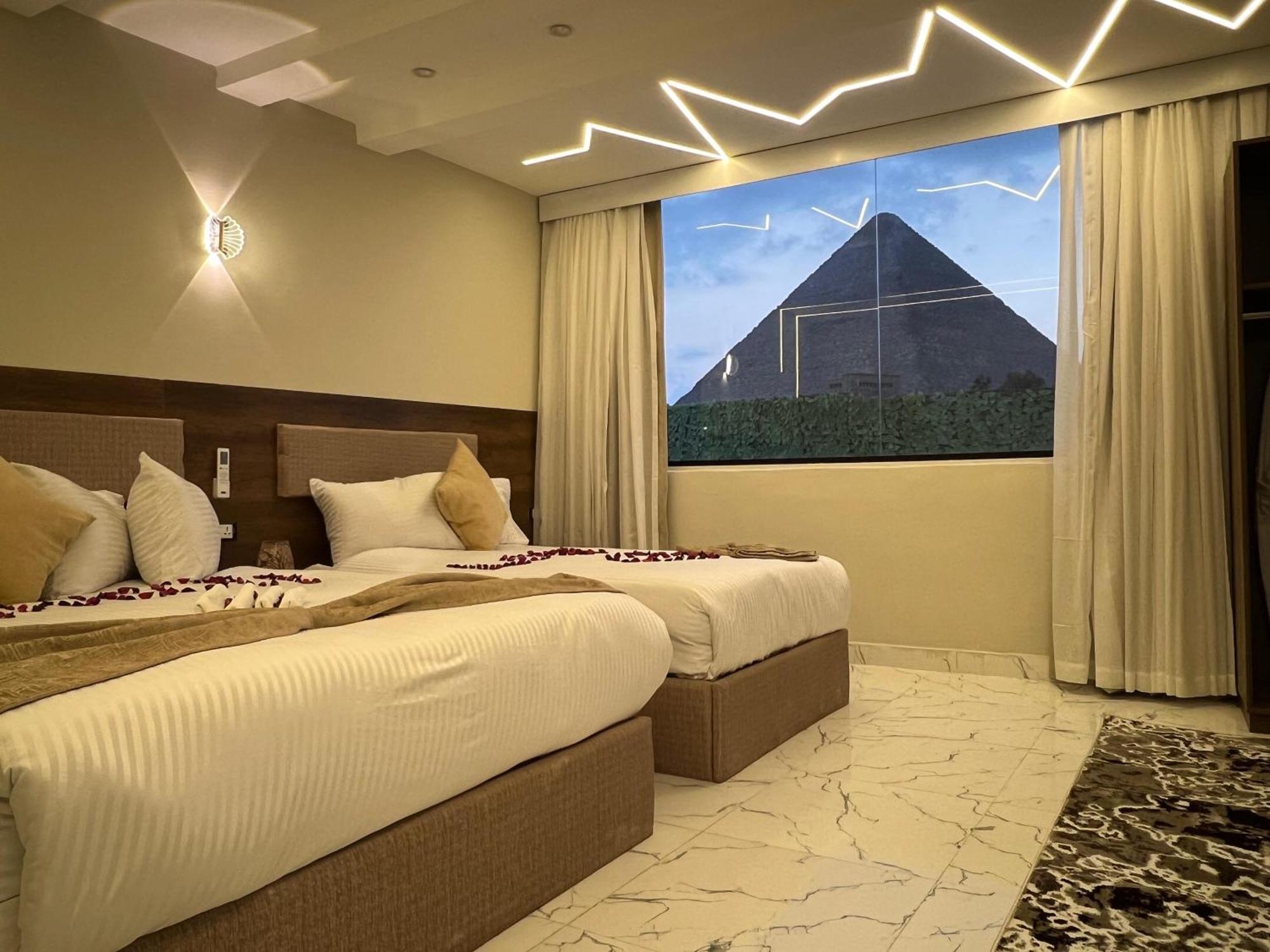 ホテル New Golf Pyramids View Kafret el-Gabal エクステリア 写真