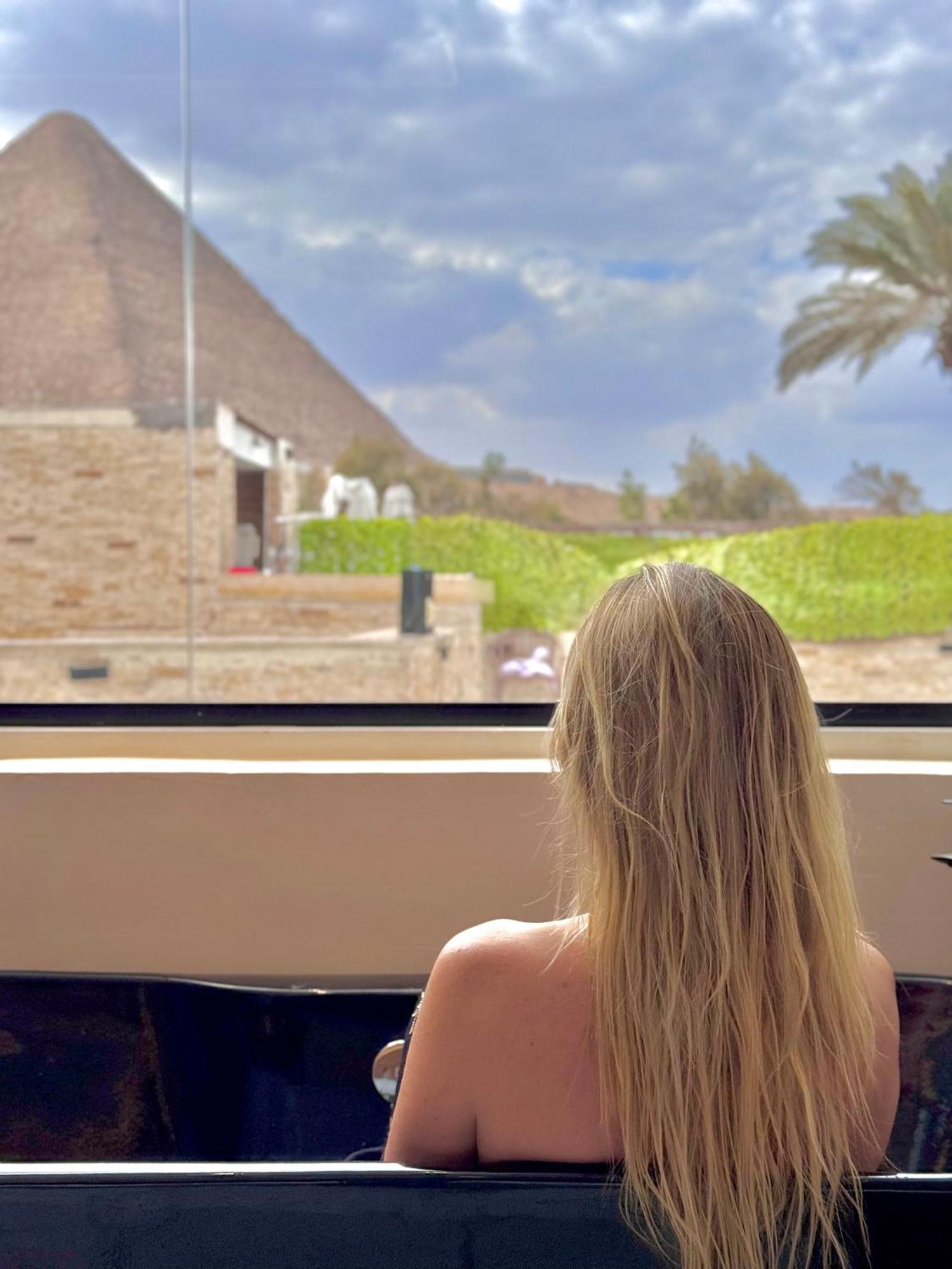 ホテル New Golf Pyramids View Kafret el-Gabal エクステリア 写真